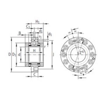 Bearing ZARF2068-TV INA