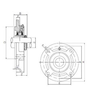 Bearing UKFC208 ISO