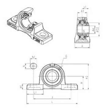 Bearing UKP205H SNR