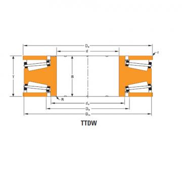 Bearing Thrust race double T12100f