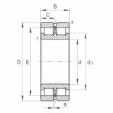 Bearing SL024830 INA