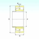 Bearing 23268 EKW33+AOH3268 ISB