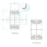 Bearing ZA-40BWD12FCA88** NSK