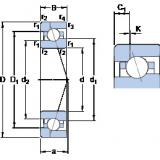 Bearing 7007 CE/P4AH1 SKF