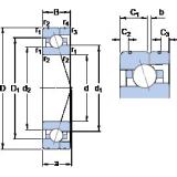 Bearing 7007 CE/P4AL SKF