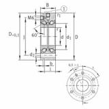 Bearing ZKLF40100-2RS INA