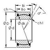 Bearing GEZ88ET-2RS AST