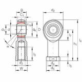 Bearing GIKFL 8 PW INA