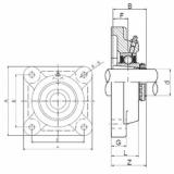 Bearing UKF209 CX