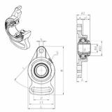 Bearing UKFA205H SNR